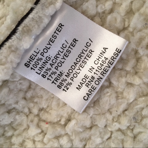 FAUX LEATHER & FAUX FUR SHERPA WINTER COAT - Picture 4 of 9